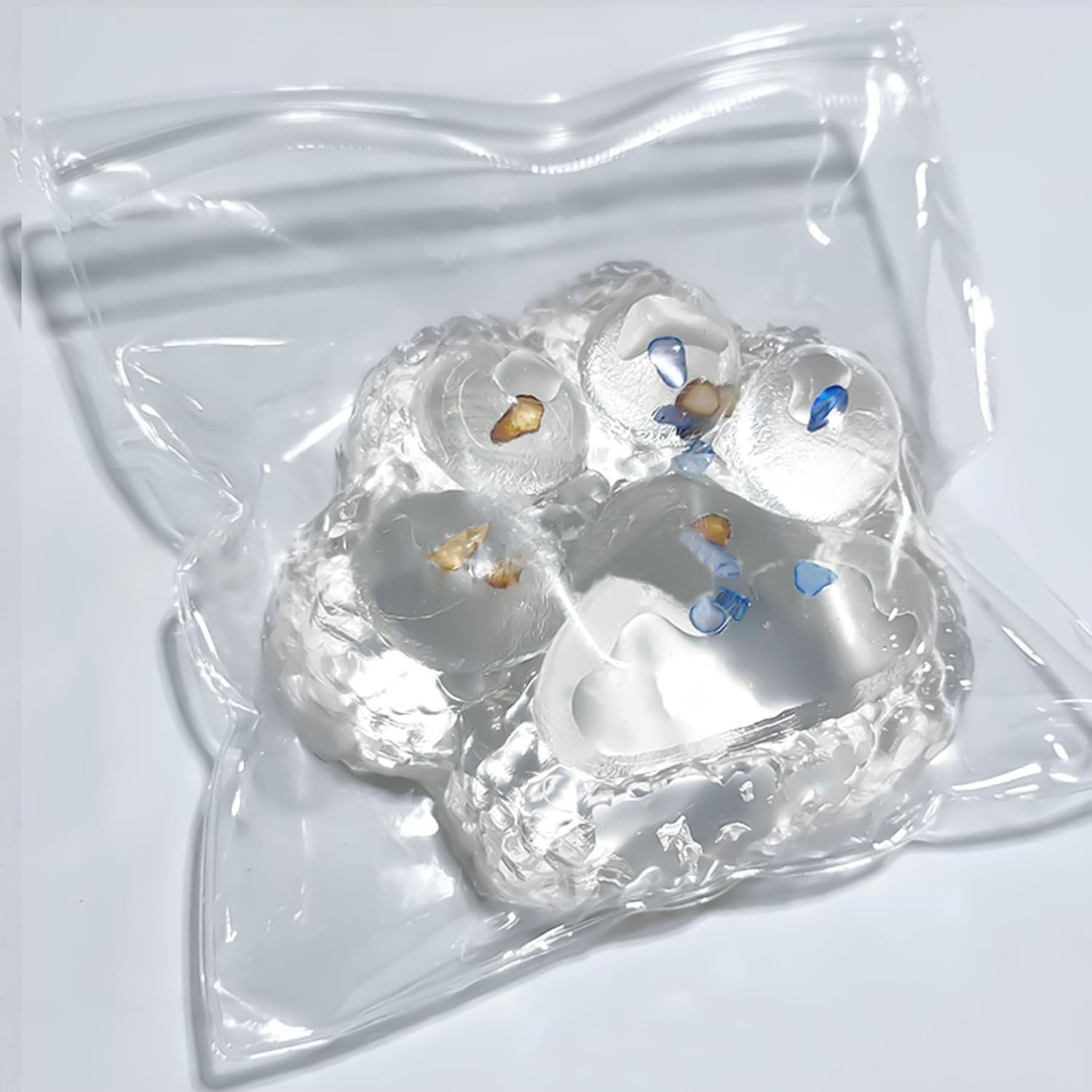 Big 4.2In Clear Squishy Paw