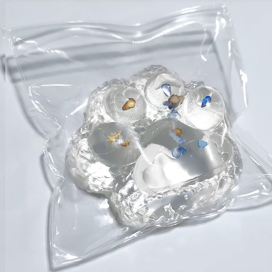 Big 4.2In Clear Squishy Paw