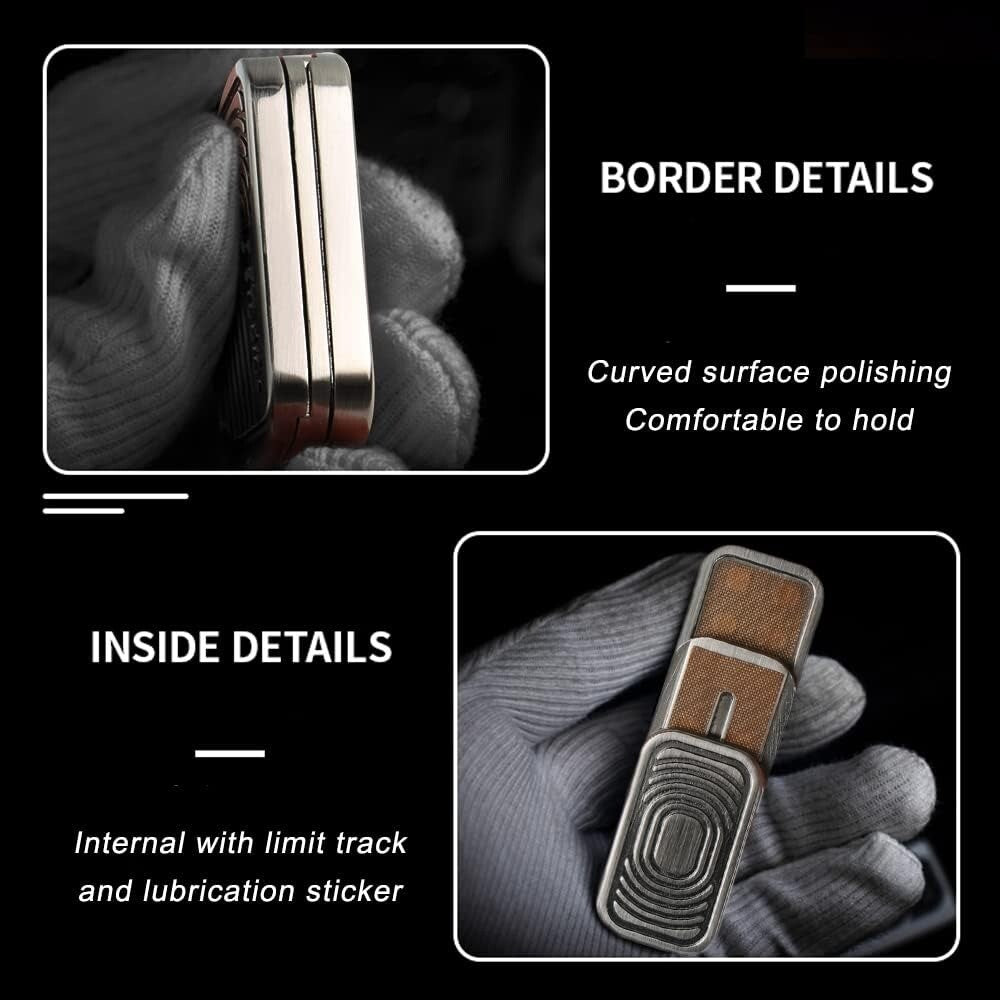 Metal Fidget Finger Slider Toy