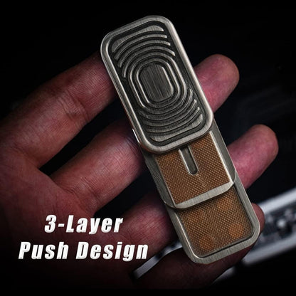 Metal Fidget Finger Slider Toy
