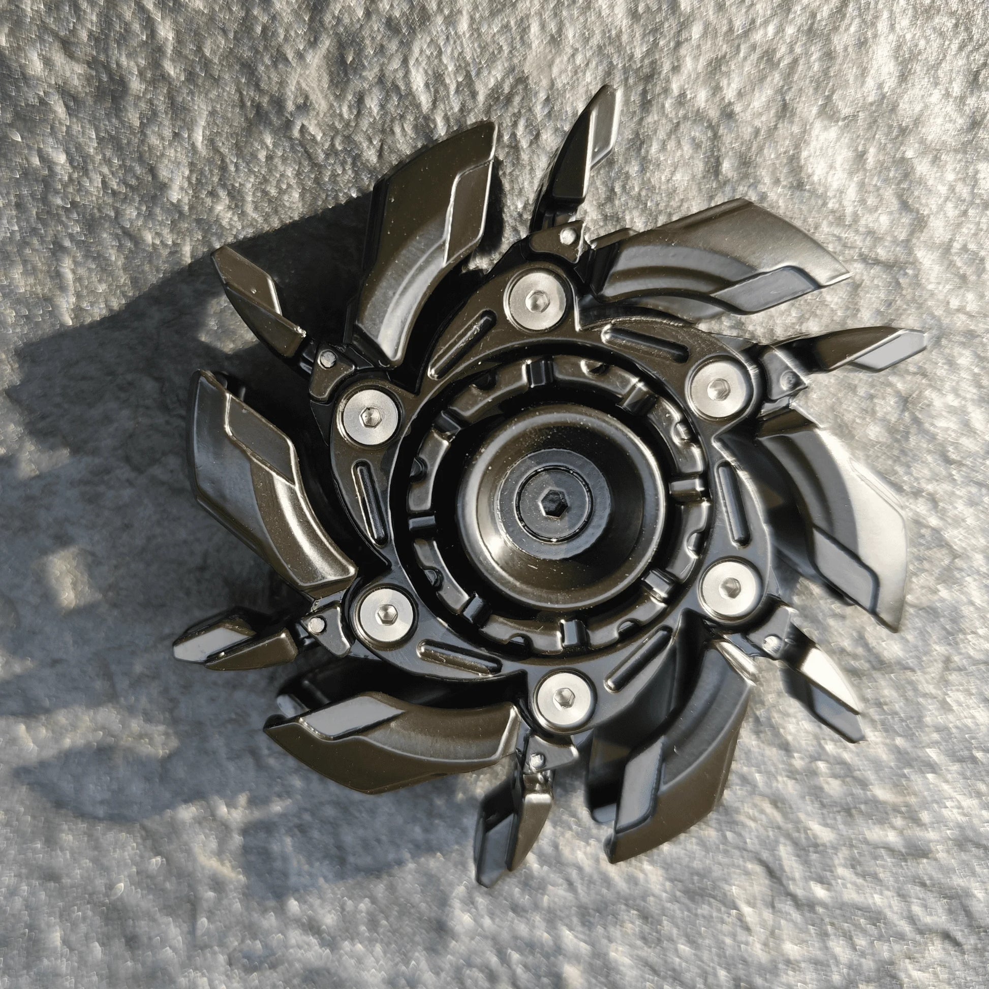EDC Fidget Spinner With Opening Shell