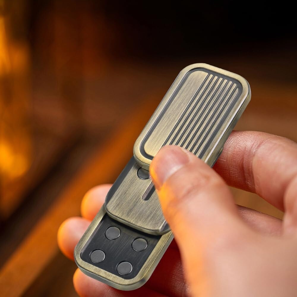 Metal Fidget Finger Slider Toy