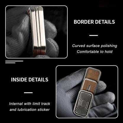 Metal Fidget Finger Slider Toy